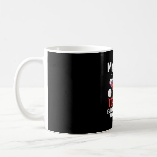 Funny Pool Lover für Frauen und Männer Billiard Kaffeetasse (Links)