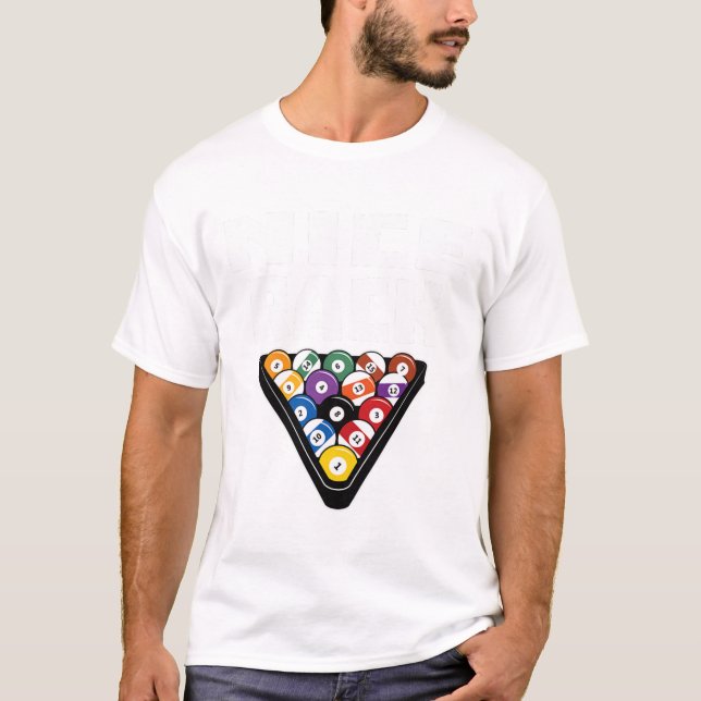 Funny Pool Payer Nizza Rack Shirt (Vorderseite)