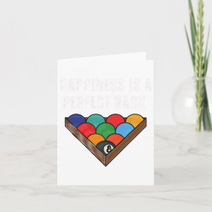 Funny Pool Perfektes Rack Billard T-Shirt Karte