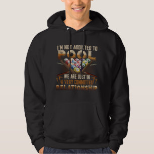 Funny Pool Player für Männer Cool auf Billiar eing Hoodie