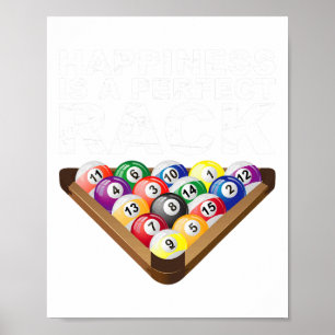 Funny Pool Snooker Perfekter Rack Billard 8 Poster