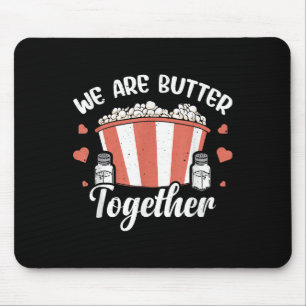 Funny Popcorn Butter Graphic Salty Popped Corn The Mousepad