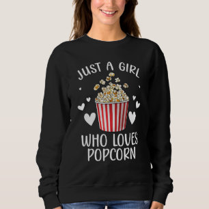 Funny Popcorn Kunst, Dichtung und Musik Sweatshirt