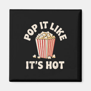 Funny Popcorn Kunst für Männer Frauen Kinder Pop C Magnet