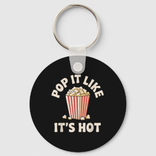 Funny Popcorn Kunst für Männer Frauen Kinder Pop C Schlüsselanhänger