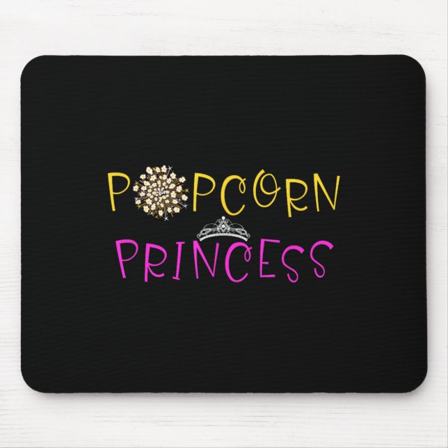 Funny Popcorn Lover Graphic Sprichwort Popcorn Pri Mousepad (Vorne)