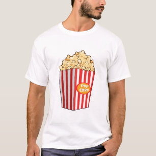Funny Popcorn, Popcorn Geschenke, Film Lover T-Shirt