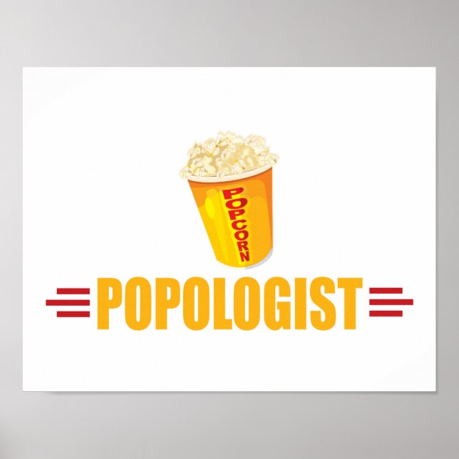 Funny Popcorn Poster (Vorne)