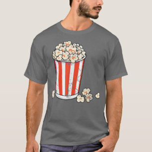 Funny popcorn Tasche Kino Familienfilm Nacht T-Shirt