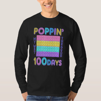 Funny Poppin meinen Weg durch 100 Tage der Schule T-Shirt