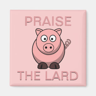 Funny Pork Bacon Love Lounge Schweinefleisch Magne Magnet