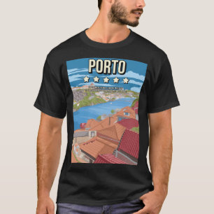 Funny Porto Portugal 5 Sterne Reiseplaner T-Shirt