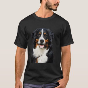 Funny Portrait of Bernese Mountain Dog T-Shirt