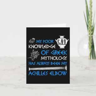 Funny Pose Knowledge Grithology Achilles Karte