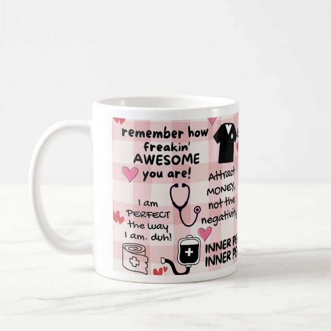Funny Positive Affirmative Surgical Nurse Tasse Ge (Links)