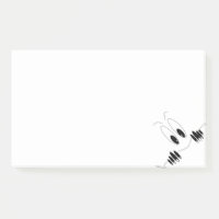Funny Post it Notes mit Neugier Augen