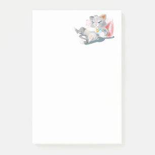 Funny Post it Notes with Baby Cat Post-it Klebezettel