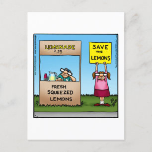 Funny Postcard nur weil Postkarte