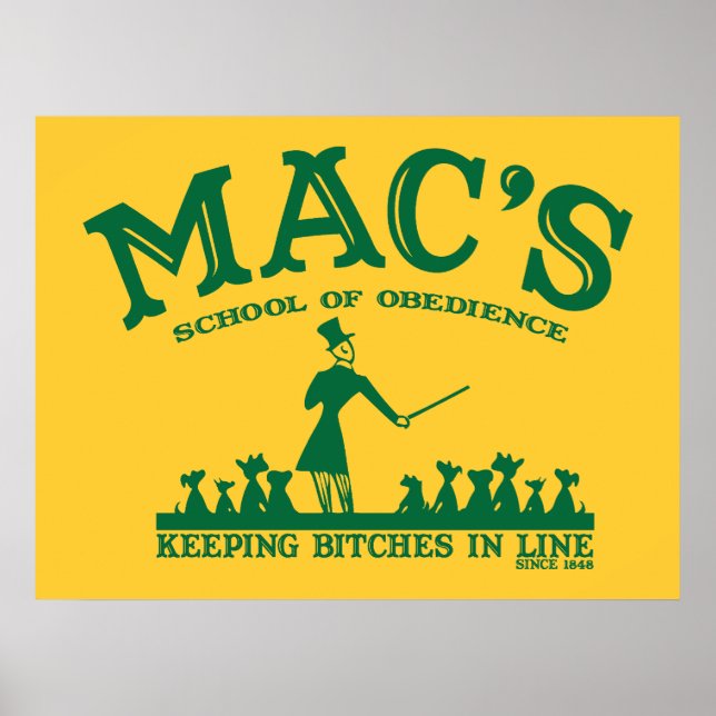 Funny Poster Mac's (Vorne)