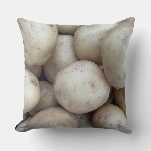 Funny Potato Design für Couch-Foto-Kissen Kissen (Vorderseite)