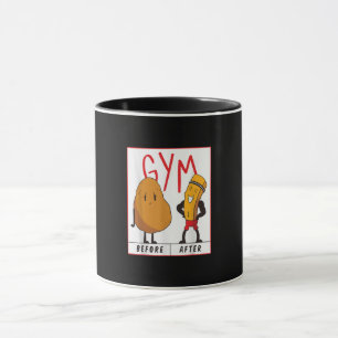 Funny Potato Gym vor dem Workout Geschenk Fitness Tasse
