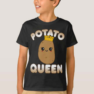 Funny Potato Niedlich Kawaii Style Lächeln Kartoff T-Shirt