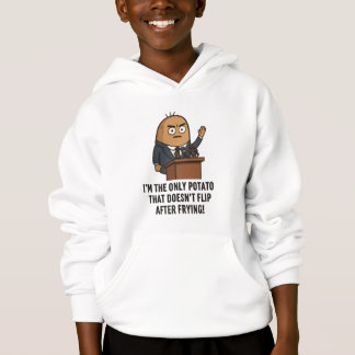 "Funny Potato Press Conference – Political Humor C Hoodie