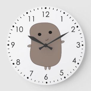 Funny Potato Wall Clock Große Wanduhr