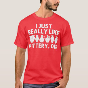 Funny Potterie für Männer Keramik Potter Künstleri T-Shirt
