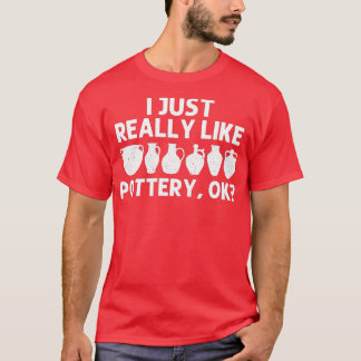 Funny Potterie für Männer Keramik Potter Künstleri T-Shirt