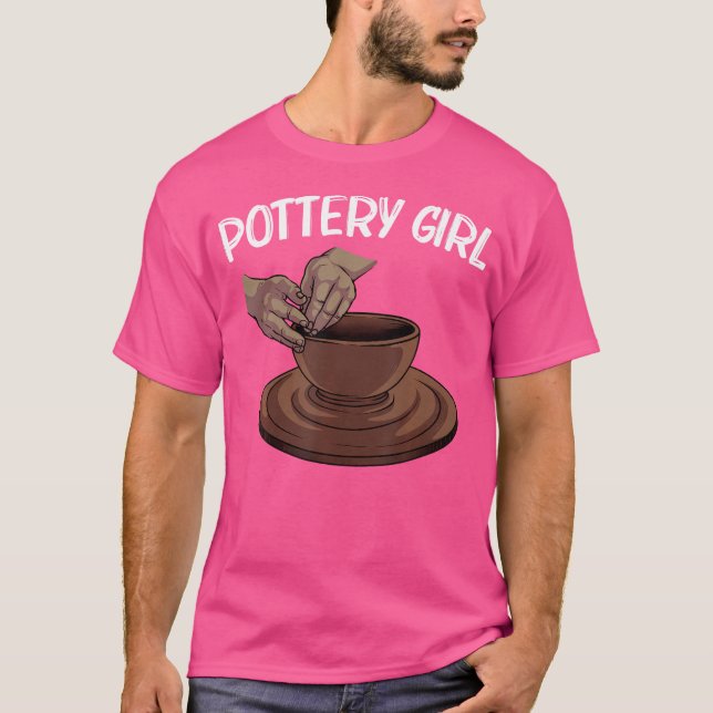 Funny Pottery for Girls Kid Pot Keramik Artistic C T-Shirt (Vorderseite)
