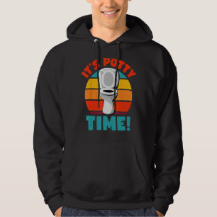 Funny Potty Training Es ist Potty Time Toilet Spaß Hoodie