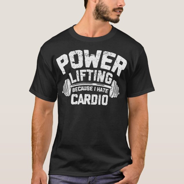 Funny Power Hebe DeadLifting T-Shirt (Vorderseite)