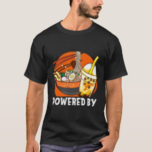 Funny Powered by Ramen Bubble Tee Niedlich Anime K