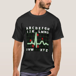 Funny Pqrst Complex ecg Waves Nursing Geschenk für T-Shirt