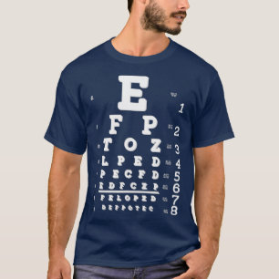Funny Prank Blake Eye Chart Extest T-Shirt
