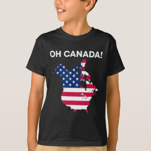 Funny Präsident Donald Trump Oh Kanada USA Amerika T-Shirt