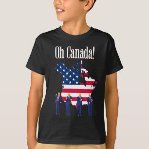 Funny Präsident Trump Sprichwort Oh Kanada Karte A T-Shirt