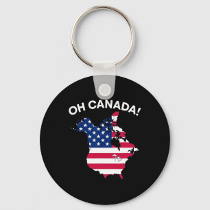 Funny Präsident Trump Sprichwort Oh Kanada USA Ame Schlüsselanhänger