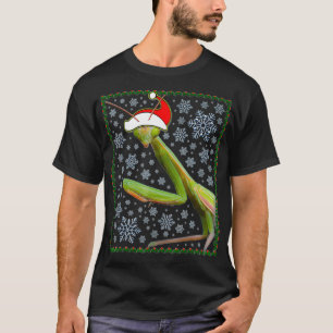Funny Praying Mantis Geschenk Weihnachten (2) T-Shirt