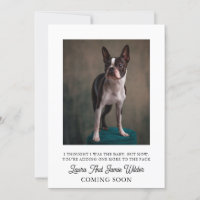 Funny Pregnancy Ankündigung