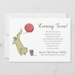 Funny Pregnancy Ankündigung