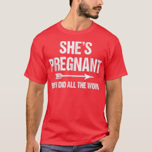 Funny Pregnancy Ankündigung für Vater Baby Reveal T-Shirt