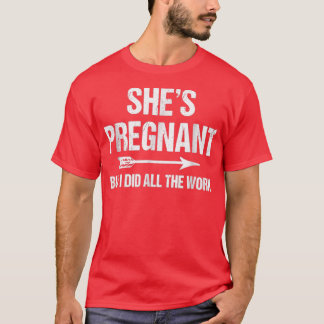 Funny Pregnancy Ankündigung für Vater Baby Reveal T-Shirt