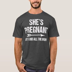 Funny Pregnancy Ankündigung für Vater Baby T-Shirt