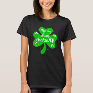 Funny Pregnancy Ankündigung Kleeblatt St Patricks T-Shirt