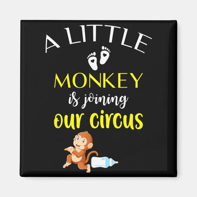 Funny Pregnancy Announcement New Baby Reveal  Magnet (Vorne)