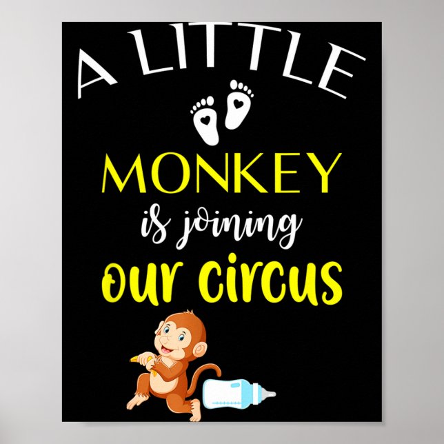 Funny Pregnancy Announcement New Baby Reveal  Poster (Vorne)