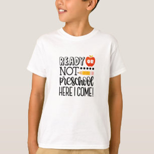 Funny Preschool zurück in die Schule T-Shirt