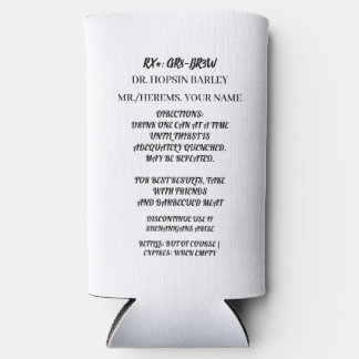 Funny Prescription Strength Beer Can Cooler Selters Dosenkühler